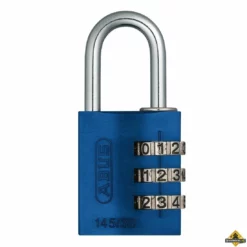 Abus 145/30 Blauw Aluminium Cijfercombinatiehangslot - 30 Mm