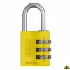 Abus 145/30 Geel Aluminium Cijfercombinatiehangslot - 30 Mm -hulpmiddel Verkoopwinkel abus 145 30 geel aluminium cijfercombinatiehangslot 30mm