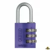 Abus 145/30 Paars Aluminium Cijfercombinatiehangslot - 30 Mm -hulpmiddel Verkoopwinkel abus 145 30 paars aluminium cijfercombinatiehangslot 30mm