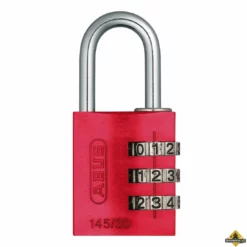 Abus 145/30 Rood Aluminium Cijfercombinatiehangslot - 30 Mm