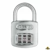Abus 160/50 Verchroomd Cijfercombinatiehangslot Met Hoge Beugel - 50 Mm -hulpmiddel Verkoopwinkel abus 160 50 verchroomd cijfercombinatiehangslot hoge beugel 50mm 1