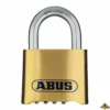 Abus 180IB/50 Messing Cijfercombinatiehangslot Met Hoge Beugel - 50 Mm -hulpmiddel Verkoopwinkel abus 180ib 50 messing cijfercombinatiehangslot hoge beugel 50mm