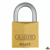 Abus 65/25 Messing Hangslot Gelijksluitend - 25 Mm -hulpmiddel Verkoopwinkel abus 65 25 messing hangslot gelijksluitend 25mm 3