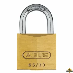 Abus 65/30 Messing Hangslot Gelijksluitend - 30 Mm