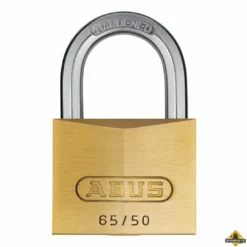 Abus 65/50 Messing Hangslot Gelijksluitend - 50 Mm