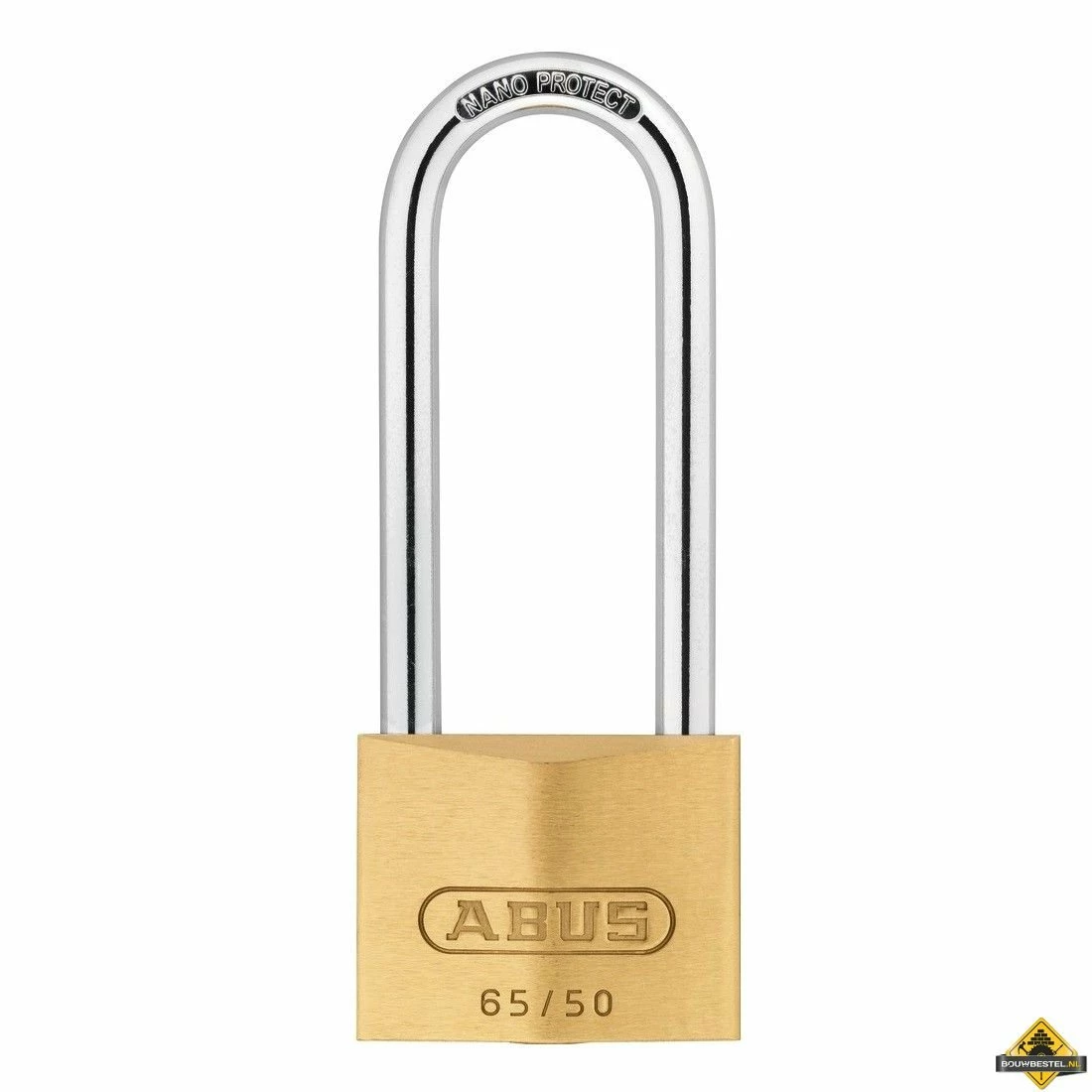Abus 65/50HB80 Messing Hangslot Met Hoge Beugel Gelijksluitend - 50 Mm 3 Abus 65/50HB80 Messing Hangslot Met Hoge Beugel Gelijksluitend - 50 Mm