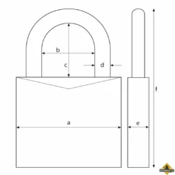 Abus 465/50 Verzinkt Klavierhangslot - 50 Mm -hulpmiddel Verkoopwinkel abus cijfercombinatiehangslot maten 21