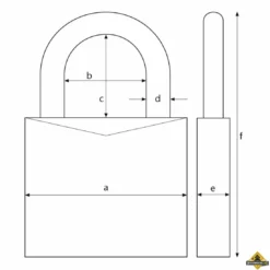 Abus 65/40 Messing Hangslot Verschillend Sluitend - 40 Mm 7 Abus 65/40 Messing Hangslot Verschillend Sluitend - 40 Mm -hulpmiddel Verkoopwinkel abus hangslot maten 5
