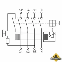 AEG Aardlekschakelaar Type A 4-polig "FPP" 40 A, 0,03 A -hulpmiddel Verkoopwinkel aeg aardlekschakelaar type a 4 polig fpp 40 a 0 03 a 2