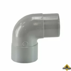 PVC Afvoerbocht 90 Graden Mof/spie Grijs 125mm