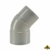 PVC Afvoerbocht 45 Graden Mof/spie Grijs 40mm -hulpmiddel Verkoopwinkel afvoerbocht 1