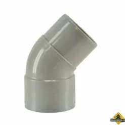 PVC Afvoerbocht 45 Graden Mof/spie Grijs 110mm