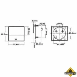 Analoge Paneelmeter Voor DC Spanningsmetingen 15 V DC