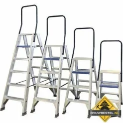 ASC Dubbele Trap 2x7 Treden Met Beugel