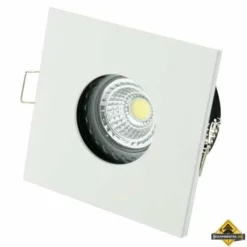 Badkamer Inbouwspot GU10 Wit Vierkant 83x83mm