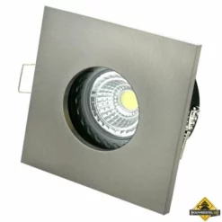 Badkamer Inbouwspot GU10 RVS Vierkant 83x83mm