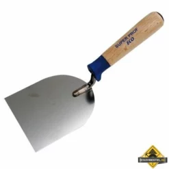 Bandtroffel SUPER PROF ECO 60 Mm RVS Met HOUTEN Greep