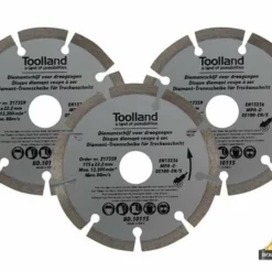 Diamantschijf Set - 115 Mm - Gesegmenteerd - 3 St