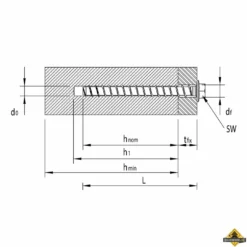 Betonschroef Zeskant Verzinkt 12x100mm BM=10mm | 100 Stuks -hulpmiddel Verkoopwinkel betonschroef zeskant verzinkt 9