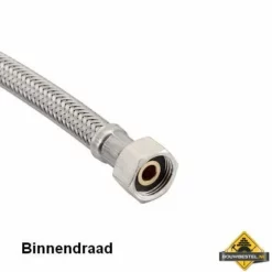 KIWA Metalen Flexibele Aansluitslang 1/2inch Binnen X 12mm Knel 30cm -hulpmiddel Verkoopwinkel binnendraad 1 17
