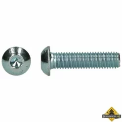 Binnenzeskant Bolkopschroef Verzinkt Staal 10.9 M12x35mm | 100 Stuks