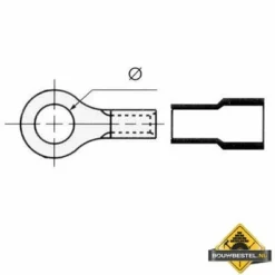 Blauw Ringoogje 8.4 Mm -hulpmiddel Verkoopwinkel blauw ringoogje 8.4 mm diameter 8.4 mm