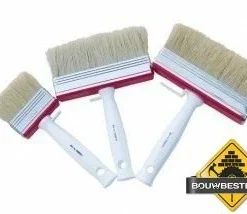 Blokkwast Wit Haar Kunststof Steel