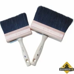 Blokkwast SUPER PROF. Zwart Haar. Houten Steel. 3 X 12 Cm