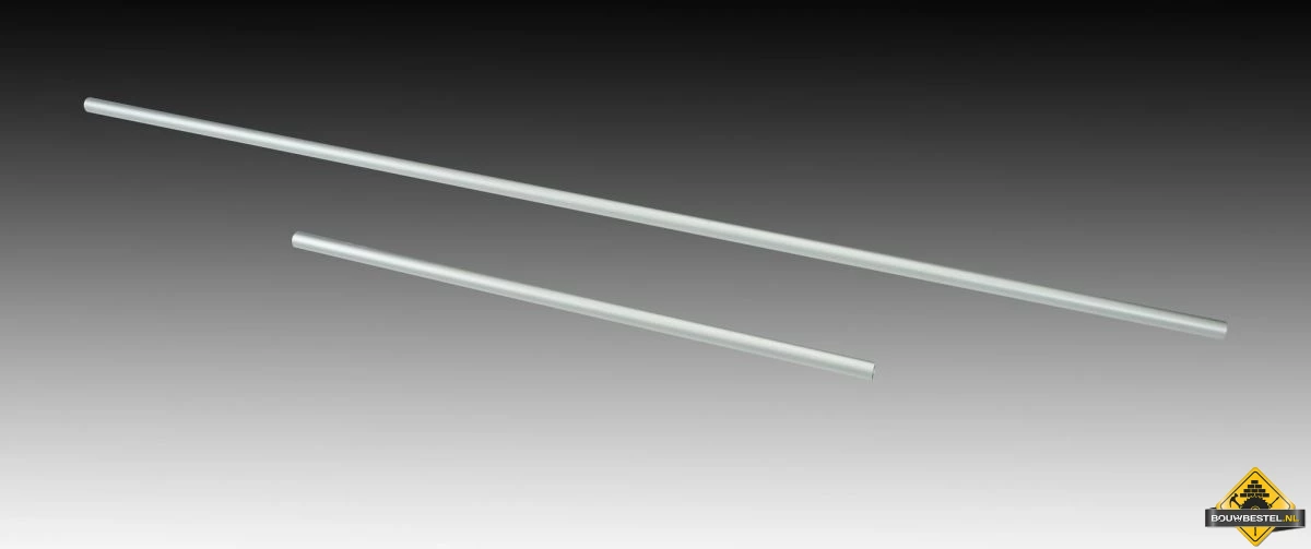 Buis Ø28mm Aluminium 2m 4 Buis Ø28mm Aluminium 2m - Afbeelding 2