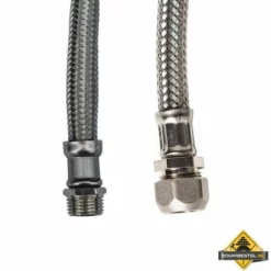 KIWA Metalen Flexibele Aansluitslang 3/8inch Buiten X 10mm Knel 30cm