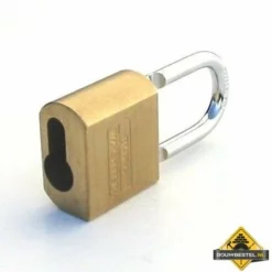 Burg Wächter Profi Messing Hangslot Voor Halve Profielcilinders - 50 Mm