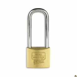 Burg Wächter Profi Messing Hangslot Met Hoge Beugel Gelijksluitend - 40 Mm