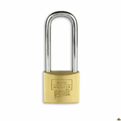 Burg Wächter Profi Messing Hangslot Met Hoge Beugel Verschillend Sluitend - 60 Mm