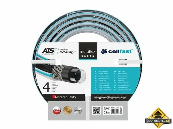 Cellfast - Tuinslang - Multiflex Ats Variant Vt - 3/4 Inch - 25 M 3 Cellfast - Tuinslang - Multiflex Ats Variant Vt - 3/4 Inch - 25 M