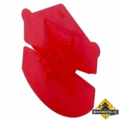 Uniclip / Ankerclip Rood Diameter: 60/65mm PP Spouwanker Clip 3.2-4.5mm - 50 Stuks