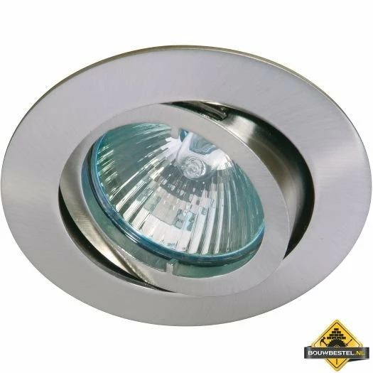 Deluna Aluminium-inbouwspot BAJONETT Kantelbaar Ijzer, Geborsteld 3 Deluna Aluminium-inbouwspot BAJONETT Kantelbaar Ijzer, Geborsteld