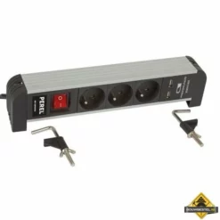 Desktop Contactdoos Met 3 Stopcontacten En 2 USB