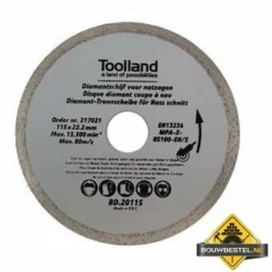 Diamantschijf - 180 Mm X 25.4 Mm