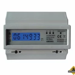 Driefasige Kwh-Meter Voor Din-Rail Montage - 7 Modules