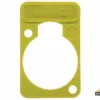 Neutrik - Gekleurd Plaatje Voor D-Connectoren - Geel -hulpmiddel Verkoopwinkel dss y 22