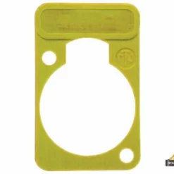 Neutrik - Gekleurd Plaatje Voor D-Connectoren - Geel