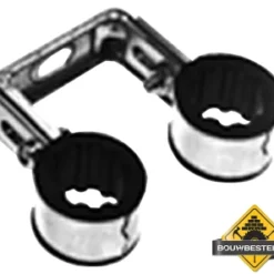 Dubbele Beugel + Rubber 15mm