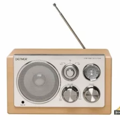 Tr-61Lightwood - Radio Met Elegant Design - Houtkleur