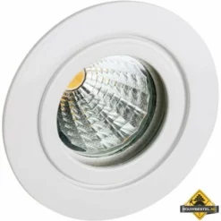 Edelstaal-inbouwspot Deluna-V4A IP 55 Vastwit