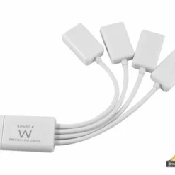 Ewent - Usb 2.0 4-Poorts Hub - Spinvormig