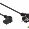 Voedingskabel Zwart Cee 7/7 90 Graden + C13 90 Graden L=2.5 M H05Vv-F 3G1.0 Mm 1 Voedingskabel Zwart Cee 7/7 90 Graden + C13 90 Graden L=2.5 M H05Vv-F 3G1.0 Mm -hulpmiddel Verkoopwinkel epc025b100 19