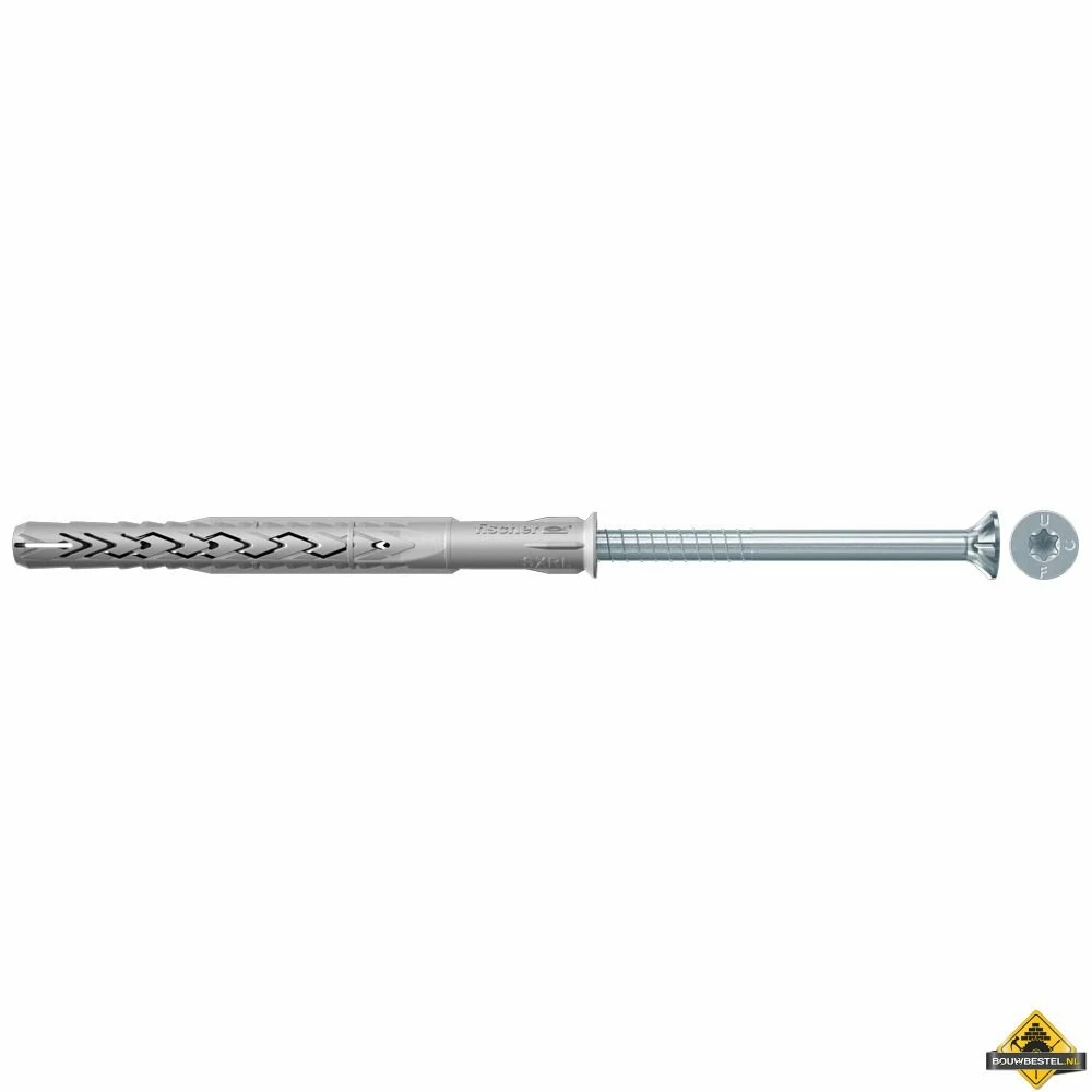 Fischer Kozijnplug / Constructieplug 10x140mm | Verzonken Kop | SXRL-T | 50 Stuks 3 Fischer Kozijnplug / Constructieplug 10x140mm | Verzonken Kop | SXRL-T | 50 Stuks