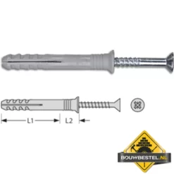 Fischer N 6x40 Mm Nagelplug 10 Stuks