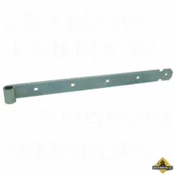 Heng Met 5 Vierkante Gaten 9X9mm 600x45X6mm Verzinkt - Per Stuk