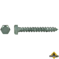 Houtdraadbout Vuurverzinkt Staal DIN 571 Diameter 12x200mm | 25 Stuks